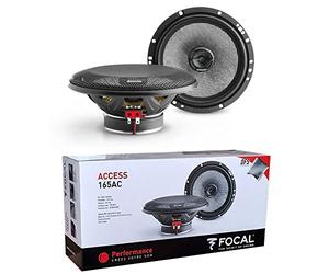 2 Altavoces Focal Access 165AC 165 AC coaxial 2 vías 16,5 cm 165 mm 6,5" diámetro 60 Watt rms 120 Watt MAX 4 Ohm 91 db spl, por par