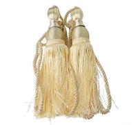 2 alzapaños de cuerda con borlas de bola para cortinas y cortinas, soportes decorativos para ventanas, puertas y paredes, par de alzapaños de cuerda para complementar tratamientos interiores de