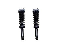 2 amortiguadores delanteros o traseros compatibles con VW Touareg 7L compatibles con Porsche Cayenne 955 9PA 2003-2010 Conjunto de resorte helicoidal del puntal de suspensión(Rear)
