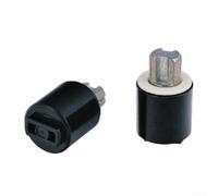 2 amortiguadores hidráulicos giratorios para asiento de inodoro, mecanismo de cierre suave con diseño de eje izquierdo y derecho para reducción de ruido