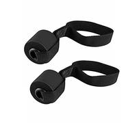 2 anclajes para puerta para bandas de fitness, bandas de resistencia, bandas de fitness, cuerda de combate para entrenadores, bandas de dominadas y bandas terapéuticas (negro)