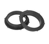 2 anillos adaptadores para altavoces de puerta de coche, soporte de montaje para altavoces Coche Sonido Instalación Accesorios Compatible con Skoda Volkswagen