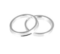 2 Anillos Centrado Cubo Rueda Coche Espaciador Central Aleación Aluminio Diámetro Exterior 60.1 73.1 Y 72.6 Mm Diámetro Interior 57.1 56.1 Y 64.1 Mm Espaciadores Ruedas(73.1-54.1)