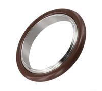 2 anillos centrales de vacío Kf-40 con junta tórica de acero inoxidable para conexiones seguras de abrazadera de laboratorio industrial