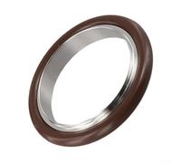 2 anillos centrales de vacío KF40 con junta tórica, accesorios de abrazadera de acero inoxidable para sistemas de vacío en entornos científicos