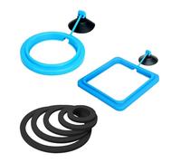 2 Anillos De Alimentación Para Alimentos Para Peces, 5 Anillos Flotantes Para Plantas, Anillos De Alimentación Para Acuario, Comedero Para Acuario, Accesorios Para Acuario, Comedero Para Peces