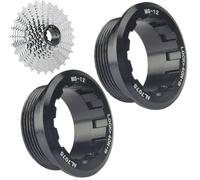 2 anillos de bloqueo de cassette, de bloqueo de casete de aleación de aluminio, cubierta de de volante de bicicleta, de bloqueo para volante de inercia, cubierta de de