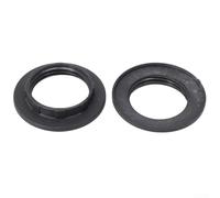 2 anillos de pantalla de luz E14, anillo de collar para lámpara de casete, lámpara colgante de piso de mesa, soporte de pantalla (E14 negro)
