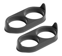 2 anillos de silicona para cocinar huevos de cocina, para huevos fritos uniformes, panqueques, postres pequeños, grado alimenticio, seguro, fácil de usar, accesorio para sartén
