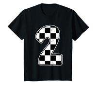 2 Año viejo niño cumpleaños niño 2 años 2nd cumpleaños coche carreras Camiseta