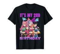 2 años de Edad cumpleaños K Pop niños Segundo cumpleaños niñas K-Pop Camiseta