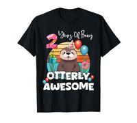 2 años de ser Otterly Awesome Sea Otter Segundo Bday Party Camiseta