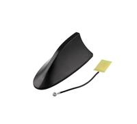 (2) Antena aérea decorativa universal para techo de coche, con forma de aleta de tiburón, con adhesivo