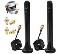 2 antenas 5G LTE 4G omnidireccionales, amplificador de señal, interfaz SMA TS9, base magnética de 12 DBi, con cable RG174 de 3 m para routers 3G/4G/5G/GSM/GPRS - Gateways IoT para casa Conn