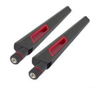 2 antenas de tarjeta de red inalámbrica de doble banda de 12 dBi para una mayor cobertura WiFi y conectividad con cámaras IP (macho)