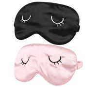 2 antifaz para dormir de lado, antifaz para dormir de lado, para mujeres y adultos, divertidas gafas de dormir, máscara de dormir suave, ajustable para hombres, mujeres, avión de viaje