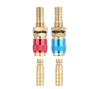 2 antorchas TIG, conectores de latón M 6/m 8/m 10 roscas, separan rápidamente gas de latón adaptador para mangueras de refrigerante, liberaciones industriales, adaptador de soldadura