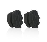 2 aplicadores grandes de algodón encerado, cepillo para neumáticos de coche, esponja de pulido compuesto, cepillo para neumáticos, aplicador de neumáticos, almohadilla aplicadora, adecuado para pulir