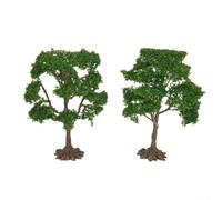 2 Árboles para modelo Olmo 10cm Escala 1:75 Trenes 2 Árboles | Escala 1:75 precisa, ideal trenes eléctricos, wargames, dioramas detallados, realismo superior