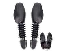 2 árboles telescópicos para zapatos, extensor de PPT, moldeador flexible, par negro ligero con resorte de tensión, estirador de zapatos para tenis, zapatos de vestir, ayuda a la higiene del armario