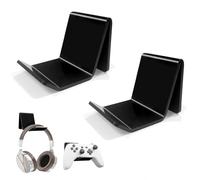 2 ArtíCulos Soporte Auriculares Mesa, Soporte Cascos Gaming MultifuncióN, soporte para Auriculares de Sobremesa Pared, Headphone Stand para La MayoríA de auriculares de Juego Accesorios Gaming