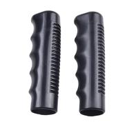 2 asas de goma para carretilla con ranura antideslizante y absorción de impactos que proporcionan un manejo estable y durabilidad resistente a la intemperie para trabajos al aire libre (125 x 25 mm)