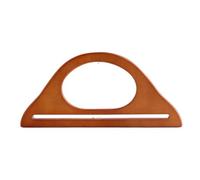 2 asas de madera for bolsos, colores, 25 cm, contrachapado artesanal for hacer, asa for monedero DIY para Bolsa de Bricolaje(Camel)