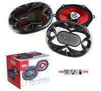 2 Audio Systems Chaos EXXTREME Series CH5720 Altavoces coaxiales de 2 vías 5 x 7 12,7 x 17,8 cm 127 x 178 mm 112 Watt rms 225 Watt MAX para suspensión de Goma Coche, par + 5 Stickers Gratis