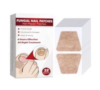 2 Bag Fungal Nail Patches for Toenails, Fingernail Fungus Treatment,Overnight Toe Nail Treatments for Damaged Nails Ingrown Toenail Foot Nails Repair and Care 32pcs/Bag