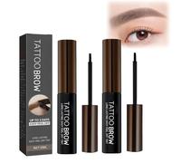 2 bálsamos de tinte Peel-Off para ceja, gel exfoliante 3D para ceja, color, forma y pigmentación, color en 1 minuto para plenitud natural (taupe)