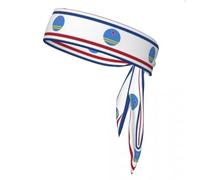 2 bandanas para el pelo con la bandera del gobernador de Aruba, diadema deportiva para correr, tenis, karate, atletismo, estilo breve, talla única