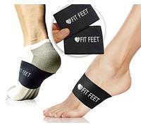 2 bandas de alivio de pie y soporte para arco, ayuda para fascitis plantar, dolor de pie y talón, calambres en los pies, tendinitis, artritis y pies planos