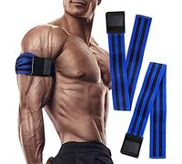 2 bandas de restricción de flujo sanguíneo, bandas de entrenamiento de oclusión, bandas de presión ajustables para glúteos femeninos, banda BFR para brazos y piernas, musculatura magra, torniquetes