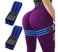 2 bandas de restricción de flujo sanguíneo, bandas de entrenamiento de oclusión, bandas de presión ajustables para glúteos femeninos, banda BFR para brazos y piernas, musculatura magra, torniquetes