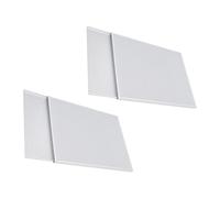 2 bandejas de aluminio anodizado para galletas, 35 x 25 cm, resistentes al óxido, para repostería, tiendas, cafeterías, alimentos, bandeja de pastelería Napoleón segura