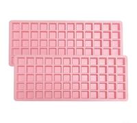2 bandejas de silicona para alimentos con 60 moldes de rejilla para cubitos de hielo y caramelos, compatibles con el liofilizador Harvest Right se adapta tanto a bandejas medianas como grandes, no