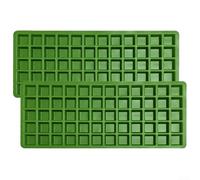 2 bandejas de silicona para alimentos con 60 moldes de rejilla para cubitos de hielo y caramelos, compatibles con el liofilizador Harvest Right se adapta tanto a bandejas medianas como grandes, no