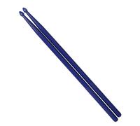 2 baquetas de nailon ligeras para aprender y educar, baquetas musicales para principiantes, profesionales, accesorios oscuros, azul oscuro