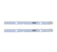 2 barras de luz para refrigerador, tira de luz LED para RONGSHENG para refrigerador HISENSE E349766 MDDZ-162A 1629348 DC12V 2W