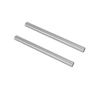 2 barras estabilizadoras de cámara de 15 mm de tubo de aluminio de 20 cm de longitud para uso profesional en estudio, soporte de cámara portátil