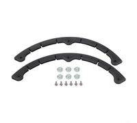 2 barras protectoras de nariz para bordes de cubierta en tablas de snowboard, esquís, monopatines, longboards, accesorio de tira protectora (tipo A-L)