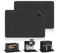 2 bases resistentes al calor para freidora de aire caliente, 44 x 30 cm, base ignífuga para cafetera, encimera de cocina, alfombrilla de protección contra el calor para cafetera Ninja, Airfryer Ninja