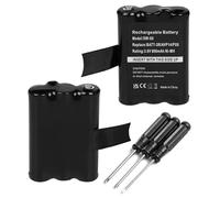 2 baterías BATT-3R compatibles con Midland Radio X-Talker T50 T51 T55 T60 T61 T65 LXT600 LXT630 LXT630X3 LXT633 Walkie Talkie 3.6V Ni-MH baterías recargables AVP14 PX6 800mAh con 3 baterías