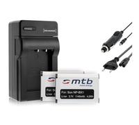 2 Baterías + Cargador Compatible con Sony NP-BX1 Compatible con Cyber-Shot HX50 HX300 RX1 RX100 WX300.. HDR..
