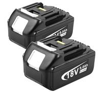 2 baterías de 18 V 5,0 Ah para Makita BL1850B, ASUNCELL Li-Ion batería de repuesto con indicador LED 5000 Ah batería para Makita inalámbrica 18 V herramienta eléctrica de jardín BL1850 BL1840 BL1830