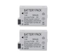 2 Baterías de Cámara LP E8, 1900 MAh 7,4 V Batería de Repuesto de Iones de Litio con Protección contra Sobrevoltaje para Cámaras T3i T2i T4i T5i 600D 550D 650D 700D Kiss X5 X4 X6