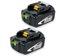 2 baterías de repuesto BL1850B 5000 mAh 18 V compatibles con Makita BL1850 BL1860B BL1830 B, para cortacésped Makita DLM431Z DLM380Z DUC353Z DHR171Z DHP482Z
