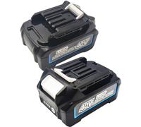 2 baterías de repuesto BL4020 2,0 Ah para Makita 40 V Max XGT | Compatible con 191L29-0 BL4020B, 191B36-3 BL4025, 191B26-6 BL4040