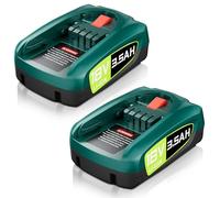 2 baterías de repuesto de 3,5 Ah y 18 V para Bosch 18 V PBA, compatible con Bosch Home & Garden, Gardena, Gloria, Wagner, Rapid (no para aspiradoras Unlimited), batería de repuesto de iones de litio