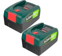 2 baterías de repuesto de 5000 mAh para Bosch PBA/PSB/PSR, compatible con dispositivos Gardena/Wagner de 18 V, apto para cargador AL1880CV (no compatible con la serie Unlimited)